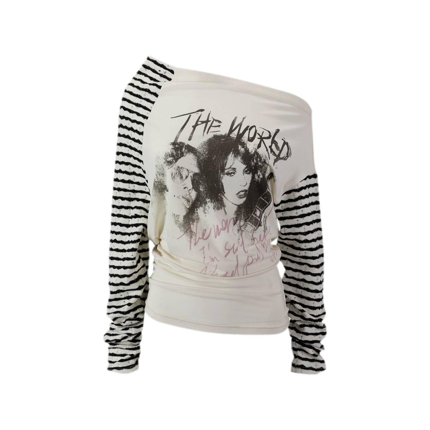 Gothic Graphic Asymmetric Tee