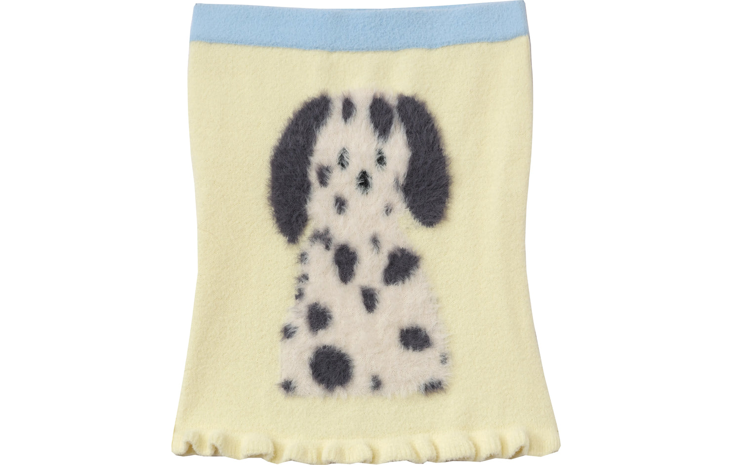 Faux-Mohair Tube Top