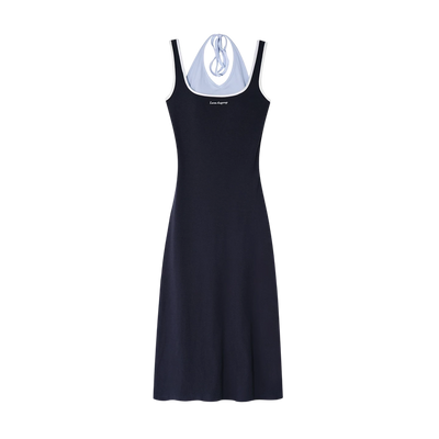 Navy Blue Dress / S