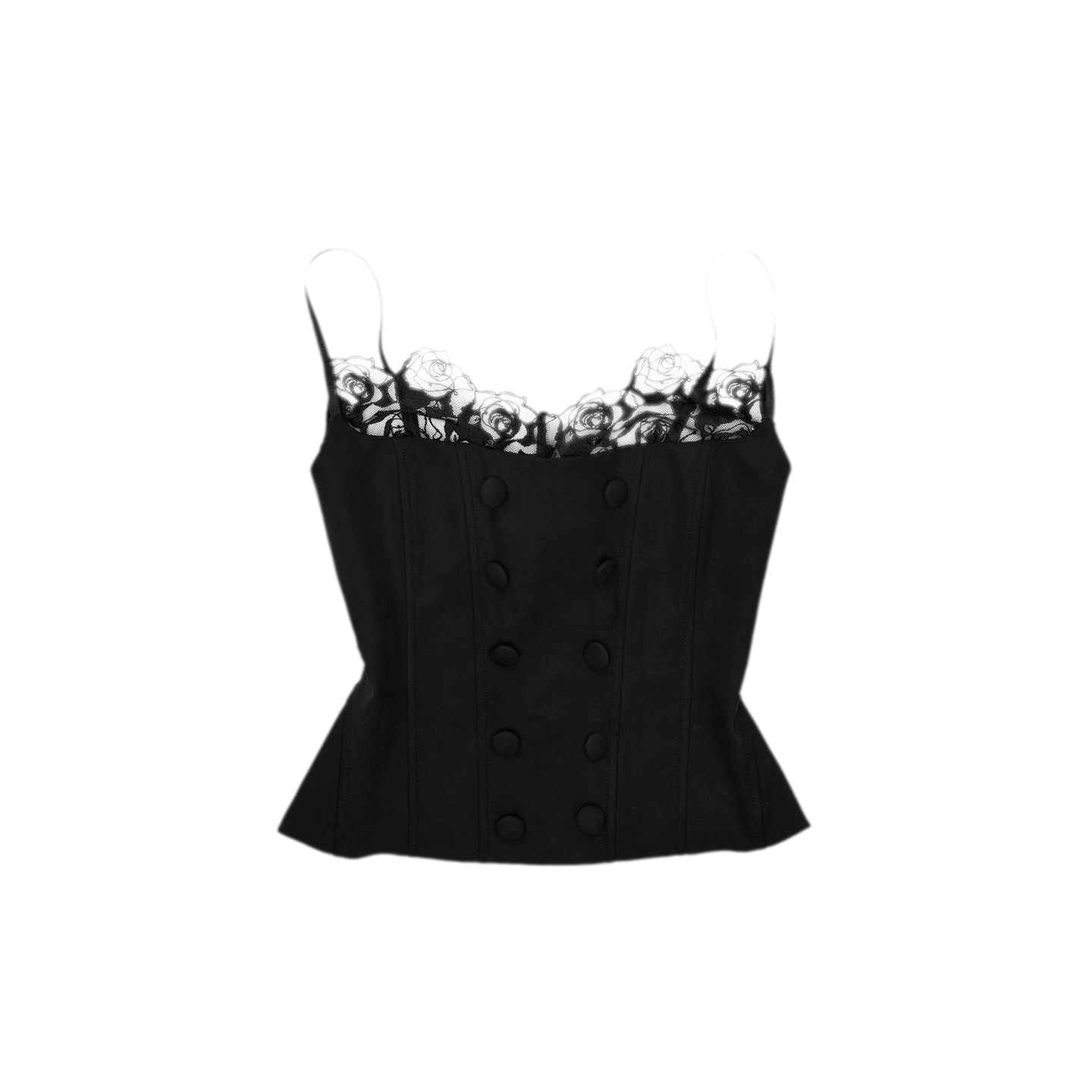 Fishbone Lace Corset Top