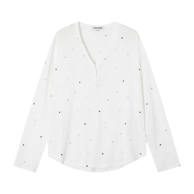 White Polka Dot / S
