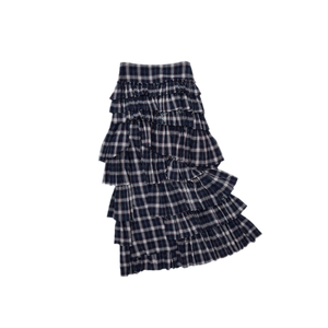 Dark Blue Plaid / M