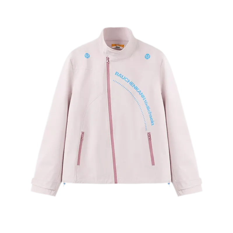 Teflon Stand-Collar Windbreaker Jacket