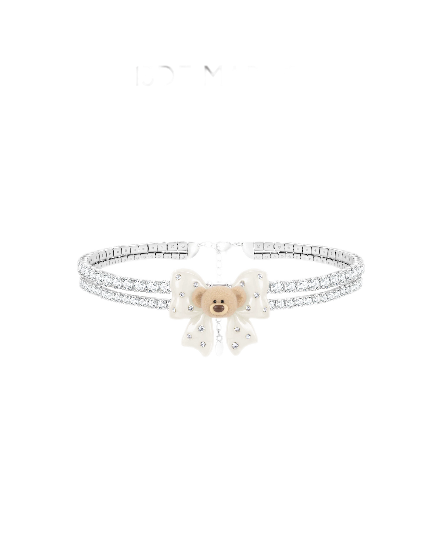 Mini Bear Bow Necklace
