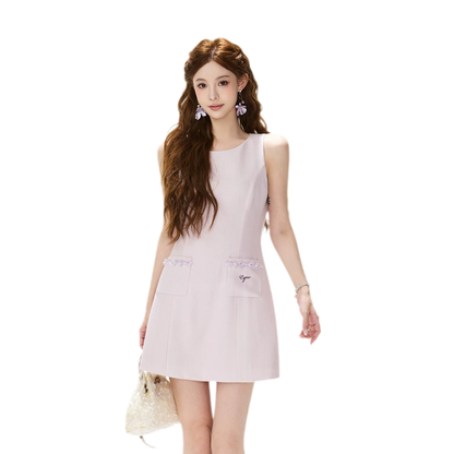 CYNR Taro Purple Pocket Dress – view 17