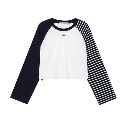 Lyocell Drawstring Raglan Sleeve Sun Protection Tee