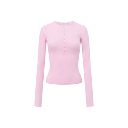 Ribbed Button Trim Set
