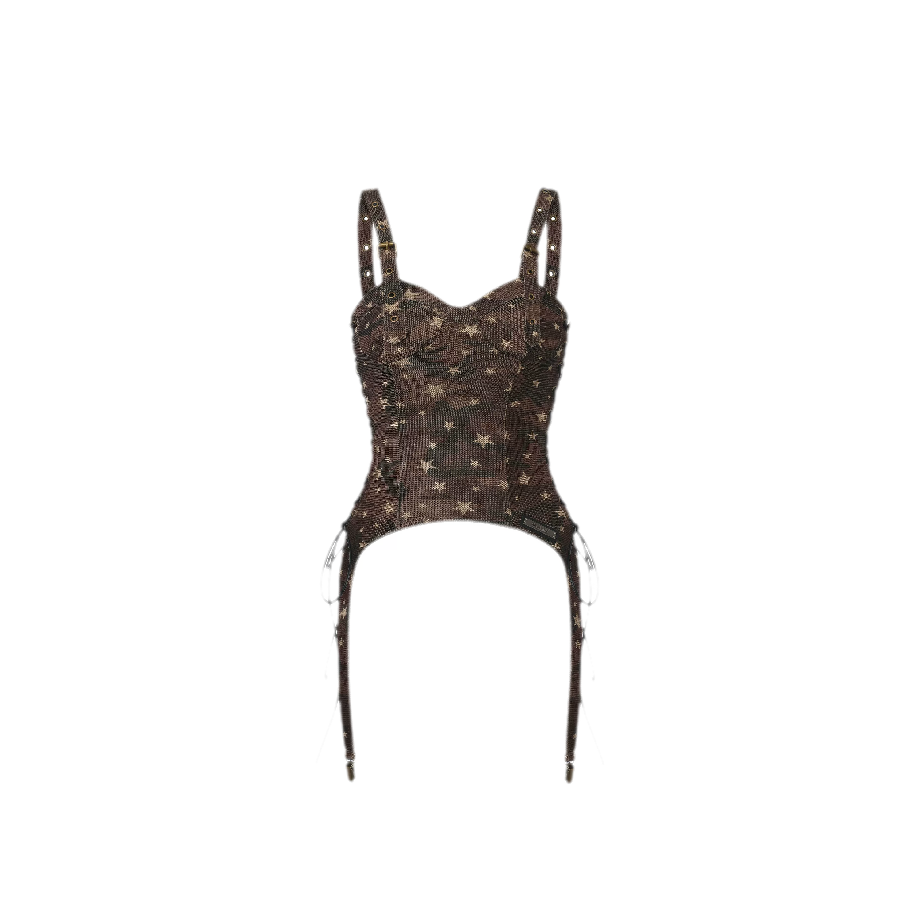 Camouflage Corset Camisole