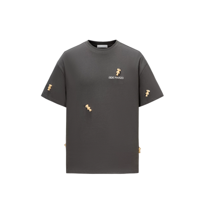 Unisex 2026 Spring/Summer Plush Bear T-Shirt
