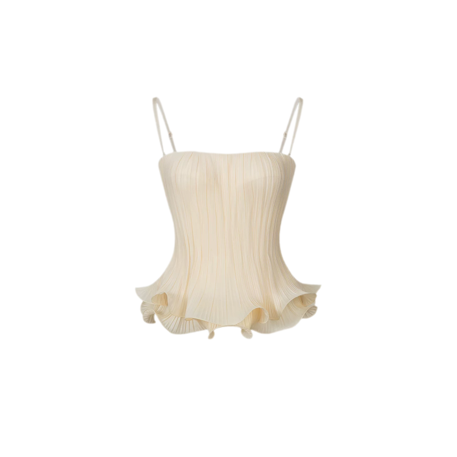 Cloud Pleated Corset Top