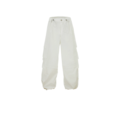 Teflon Wide-Leg Cargo Pants