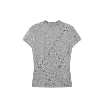 Beaded Slim Fit Tee