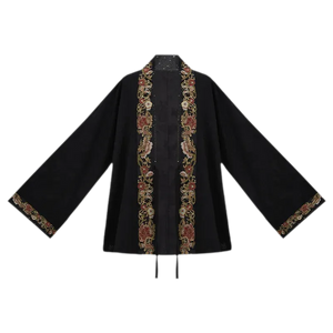 Modified Mandarin Front-Opening Shirt / XS