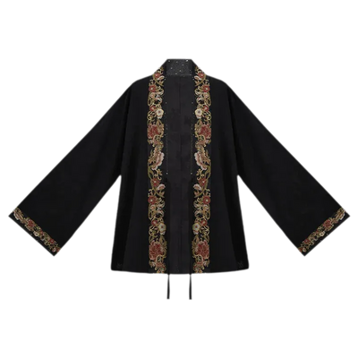Modified Mandarin Front-Opening Shirt / XS