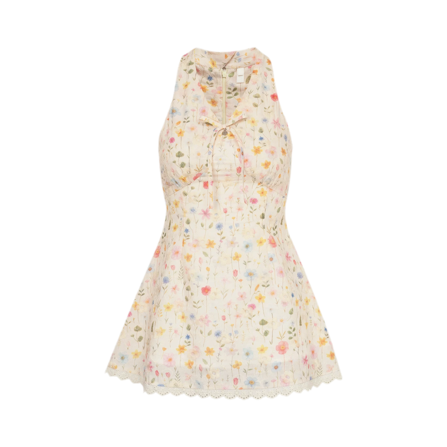 Dreamy Garden Embroidered Halter Top