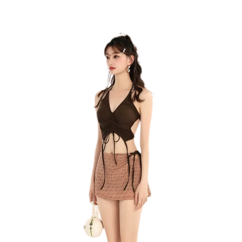 Split Skirt Bikini Set