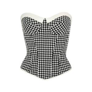 Black White Check (Medium Cup) / A/B Cup S