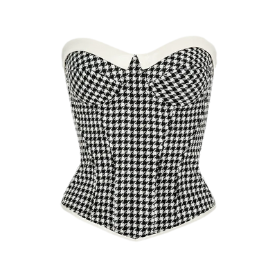 Black White Check (Medium Cup) / A/B Cup S