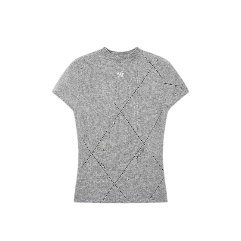 Beaded Slim Fit Tee