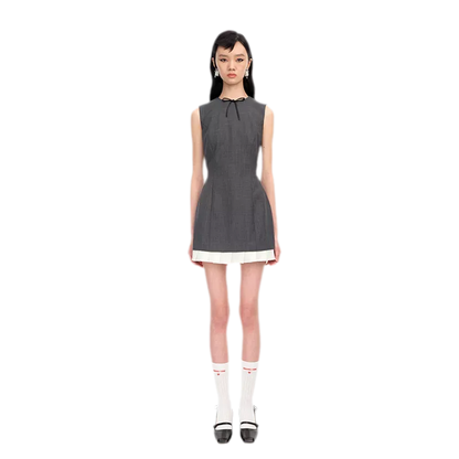 Ruffle Waist Fitted Dress