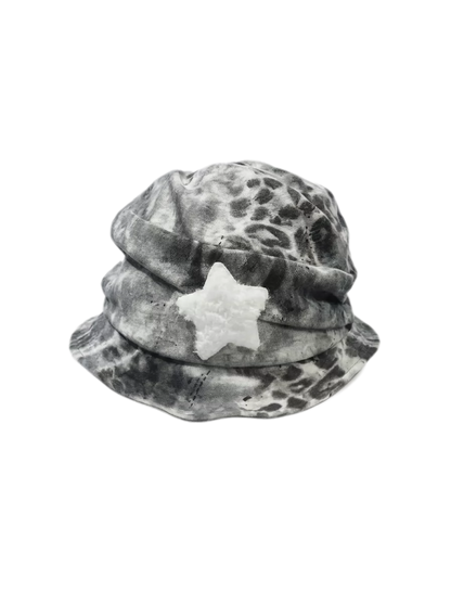 Washed Camouflage Star Patch Hat