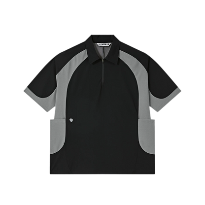 Textured Quick-Dry Polo Shirt