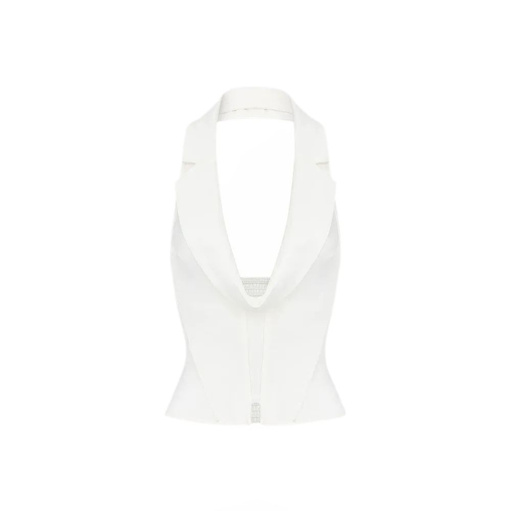 Lustrous Folded Skort Set