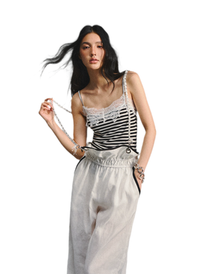 Black and White Stripes / S