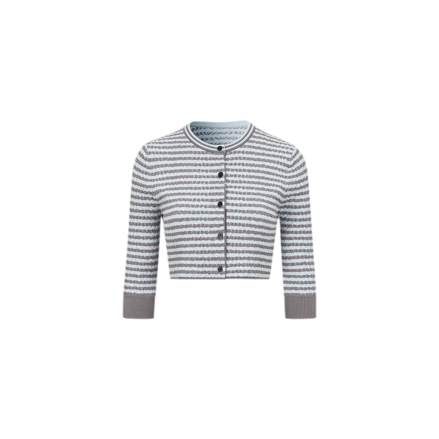 Textured Stripe Knit Set