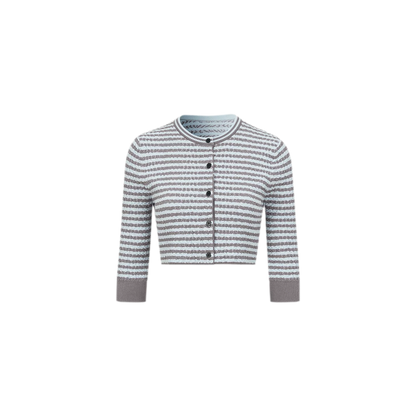 Textured Stripe Knit Set