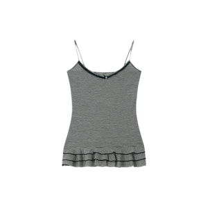 Black and White Striped Cami / S