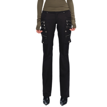 Deconstructed Zip Cargo Pants