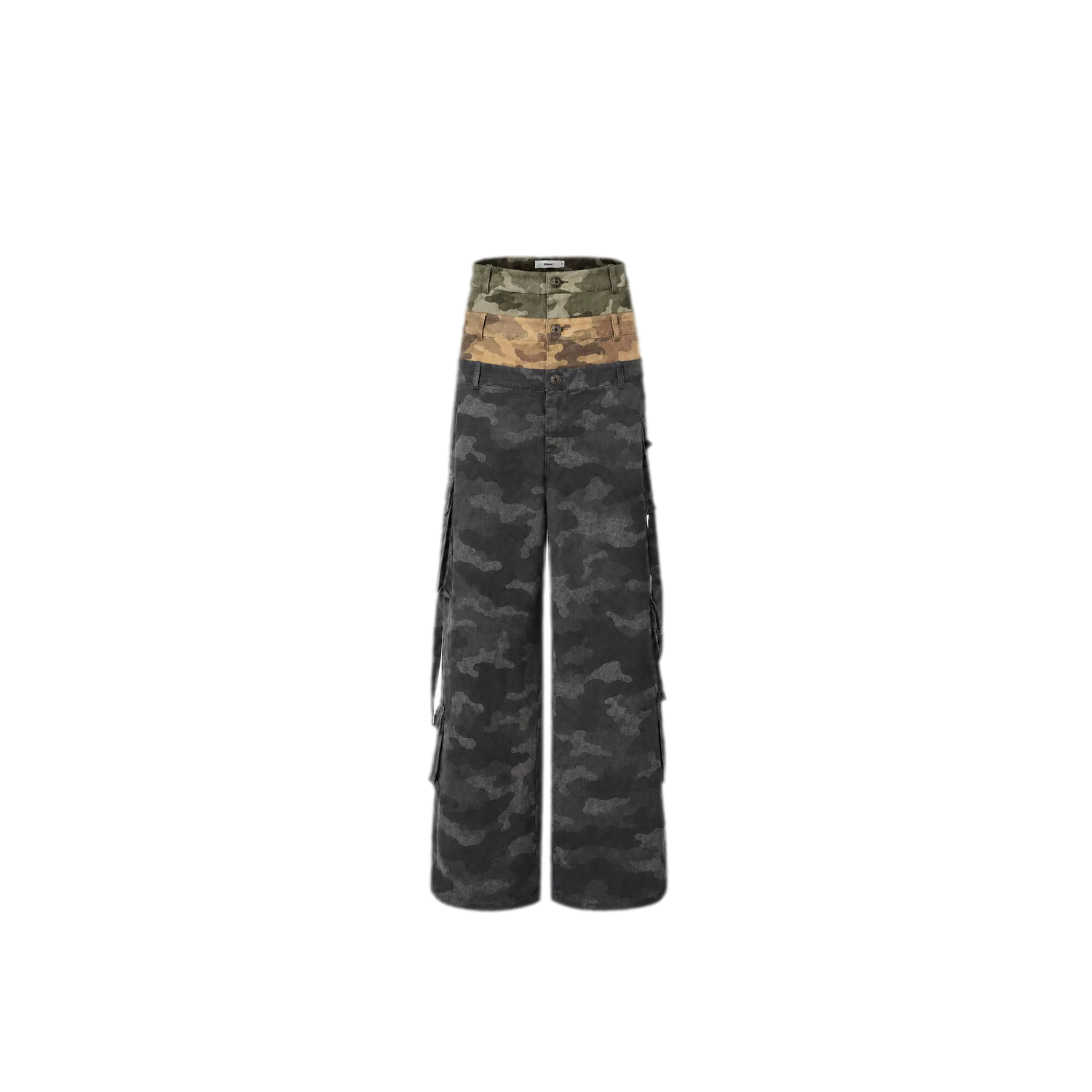 24ANS x UWA Camo Wide-Leg Pants