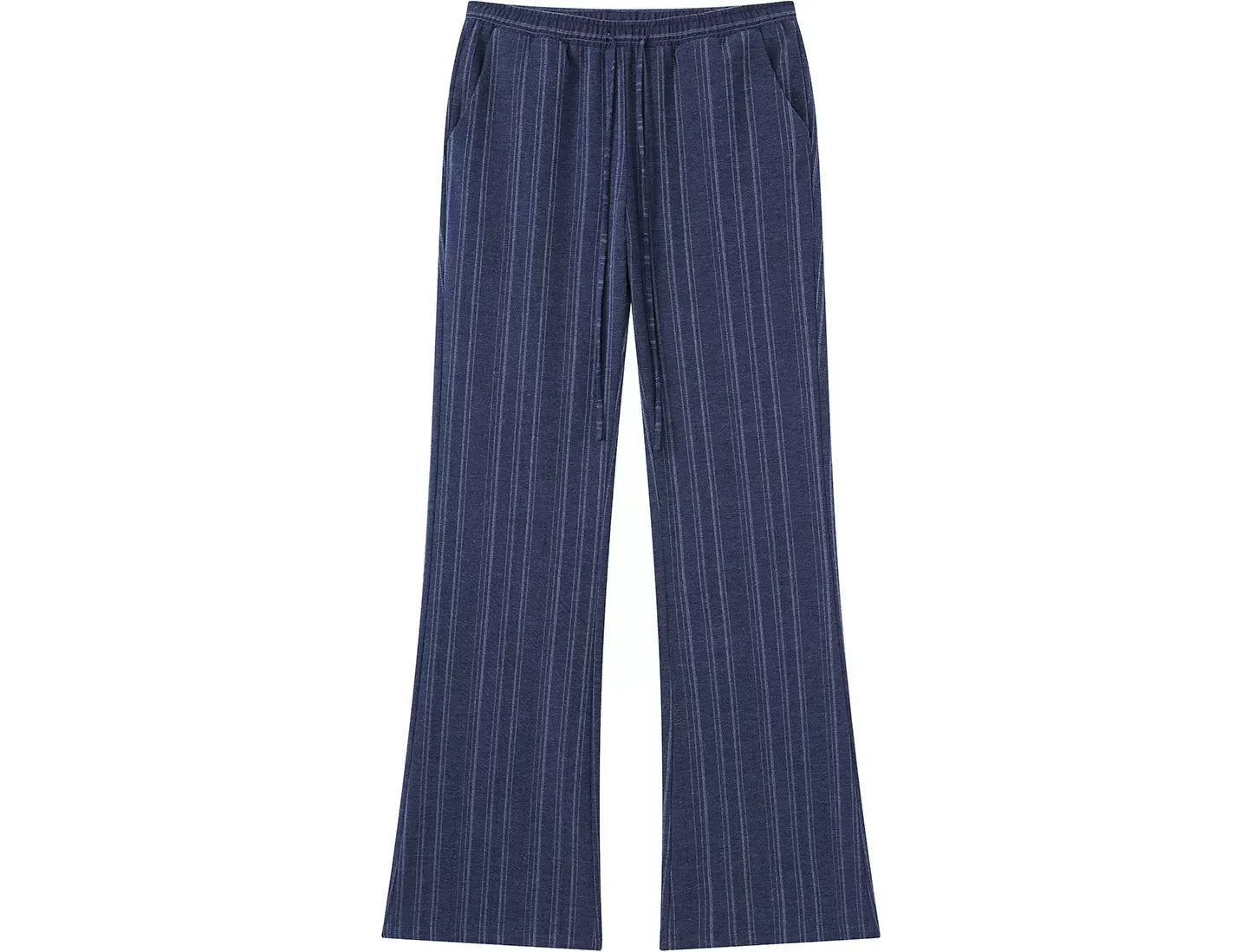 Striped Jacquard Low-Rise Trousers