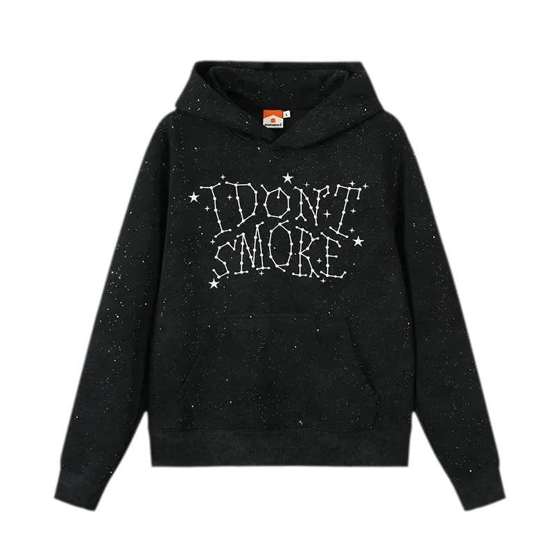 Starry Glitter Oversized Hoodie