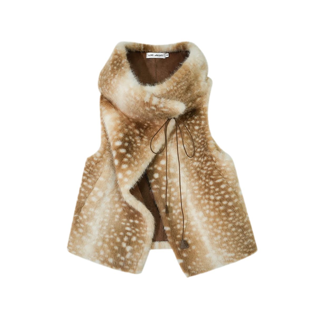 Plush Faux Fur Cropped Vest