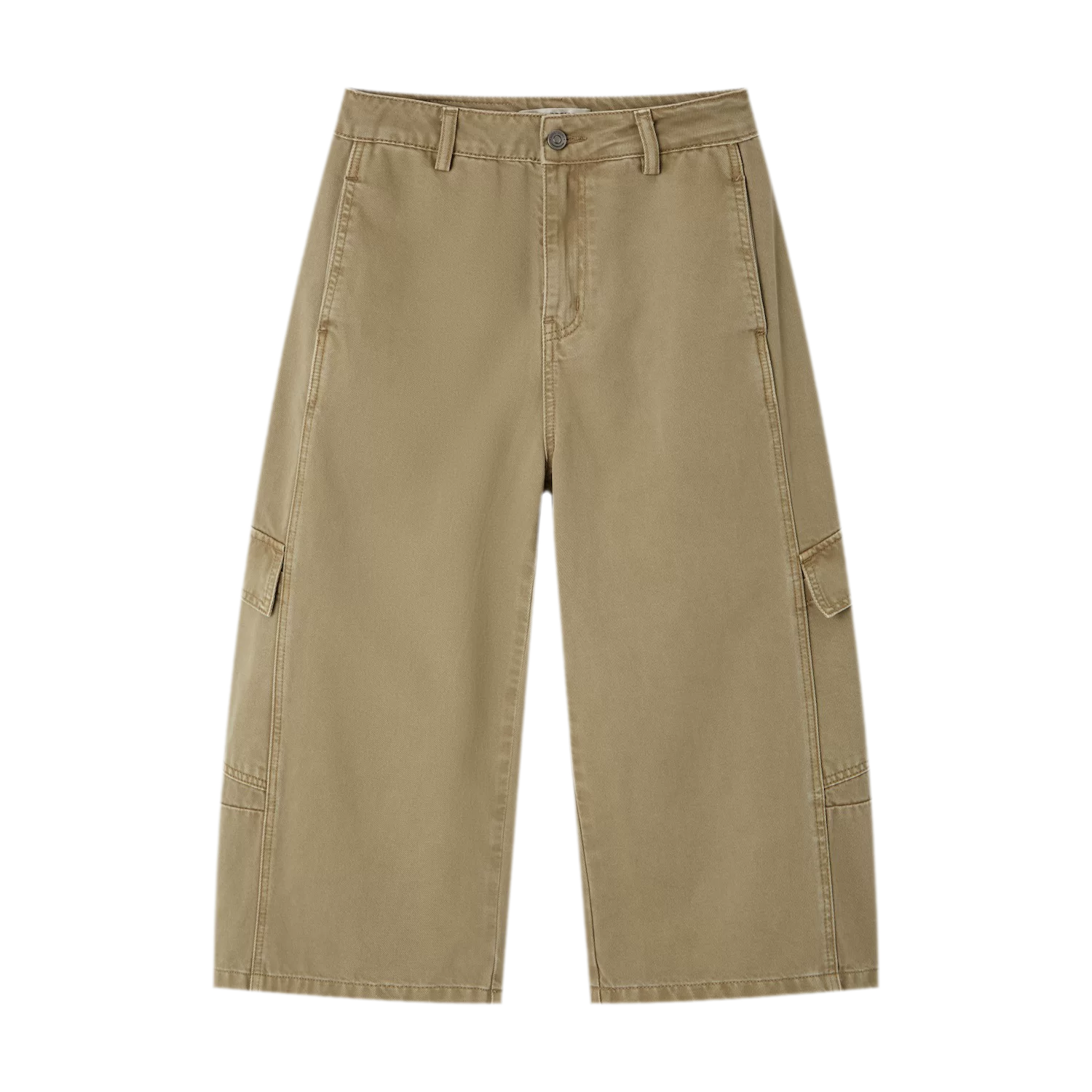 Utility Denim Capri Pants