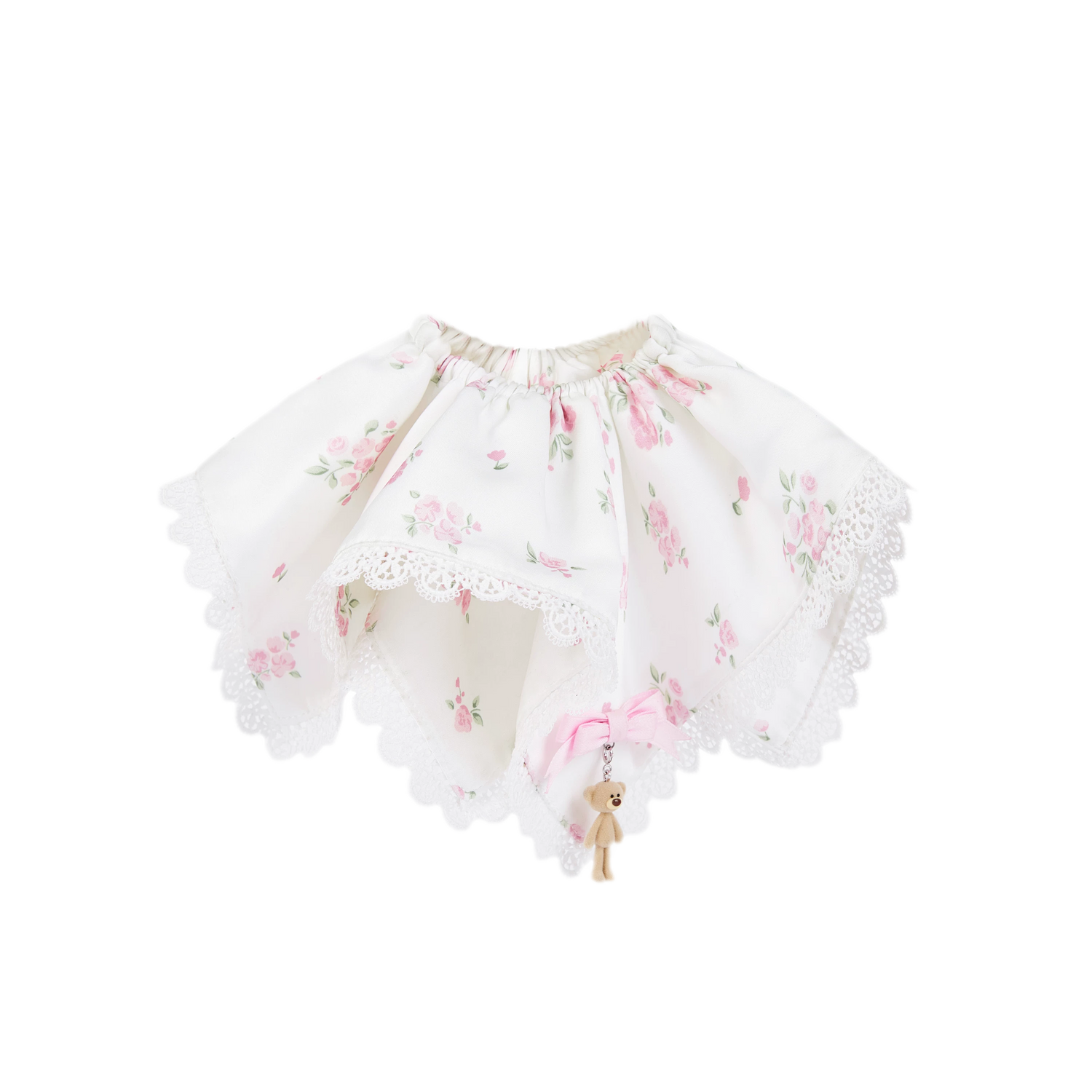 Floral Hanky Scrunchie
