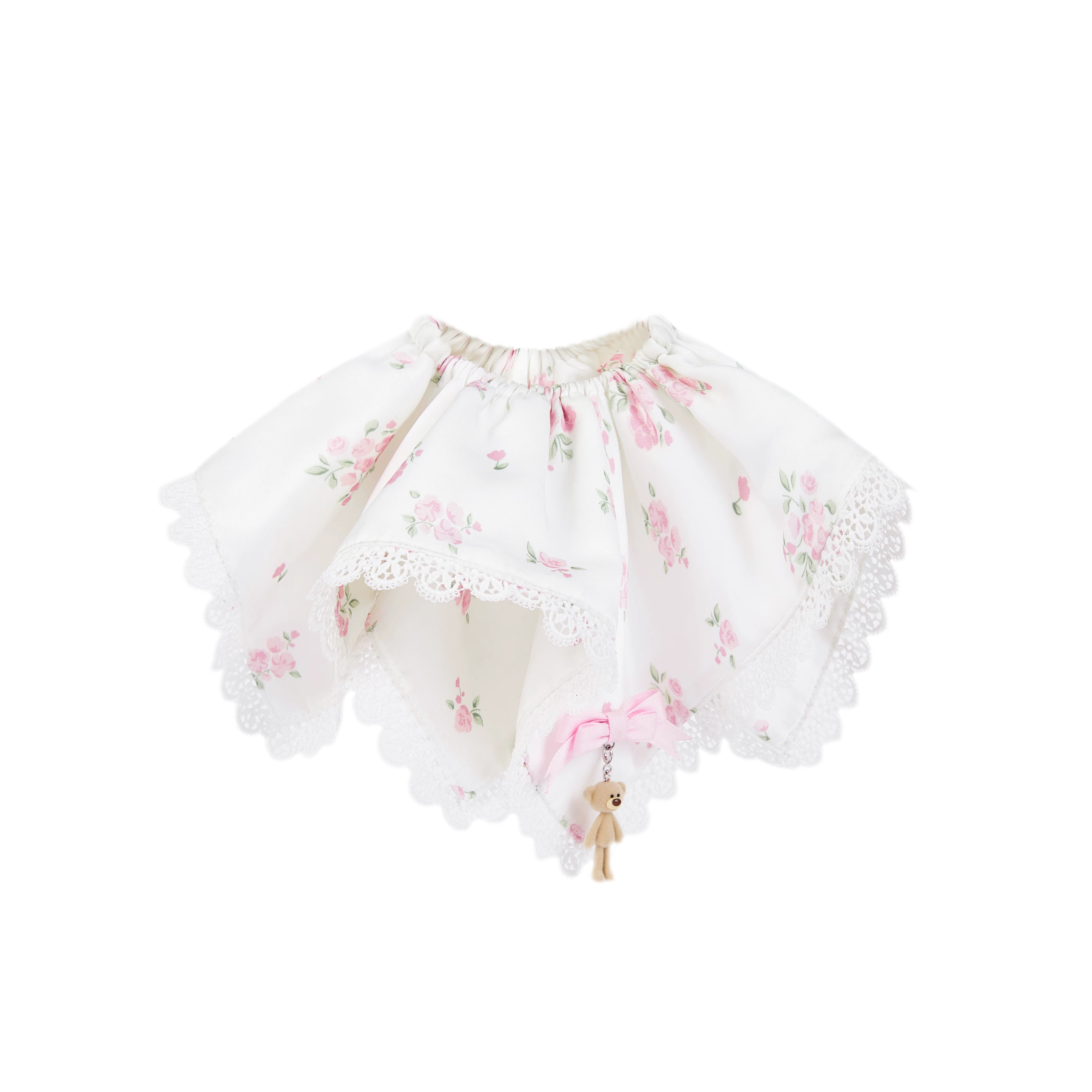 Floral Hanky Scrunchie