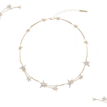 Meteor Cubic Zirconia Necklace