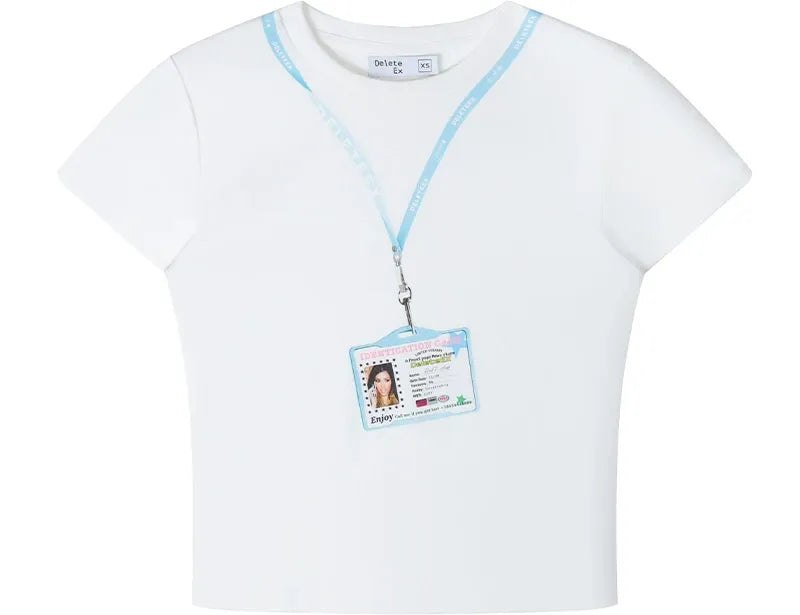 Graphic Print Short T-Shirt