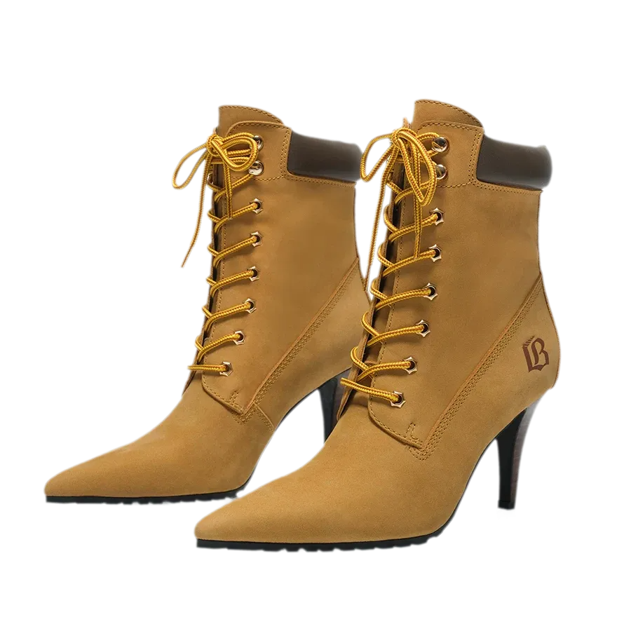 Suede Pointed-Toe Stiletto Boots
