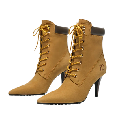Suede Pointed-Toe Stiletto Boots