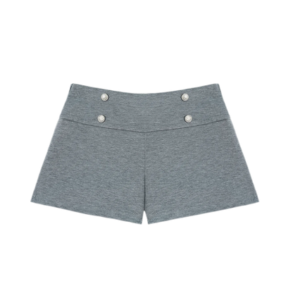 Modal Napoleon Button Shorts