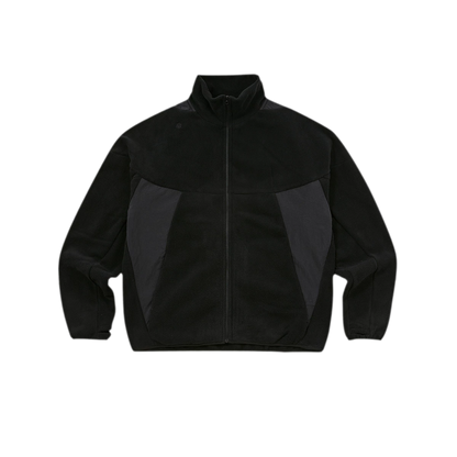 Curved Fleece Panel Jacket