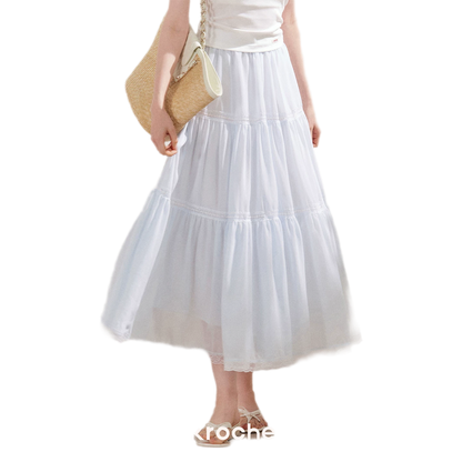 Lace Tiered Skirt