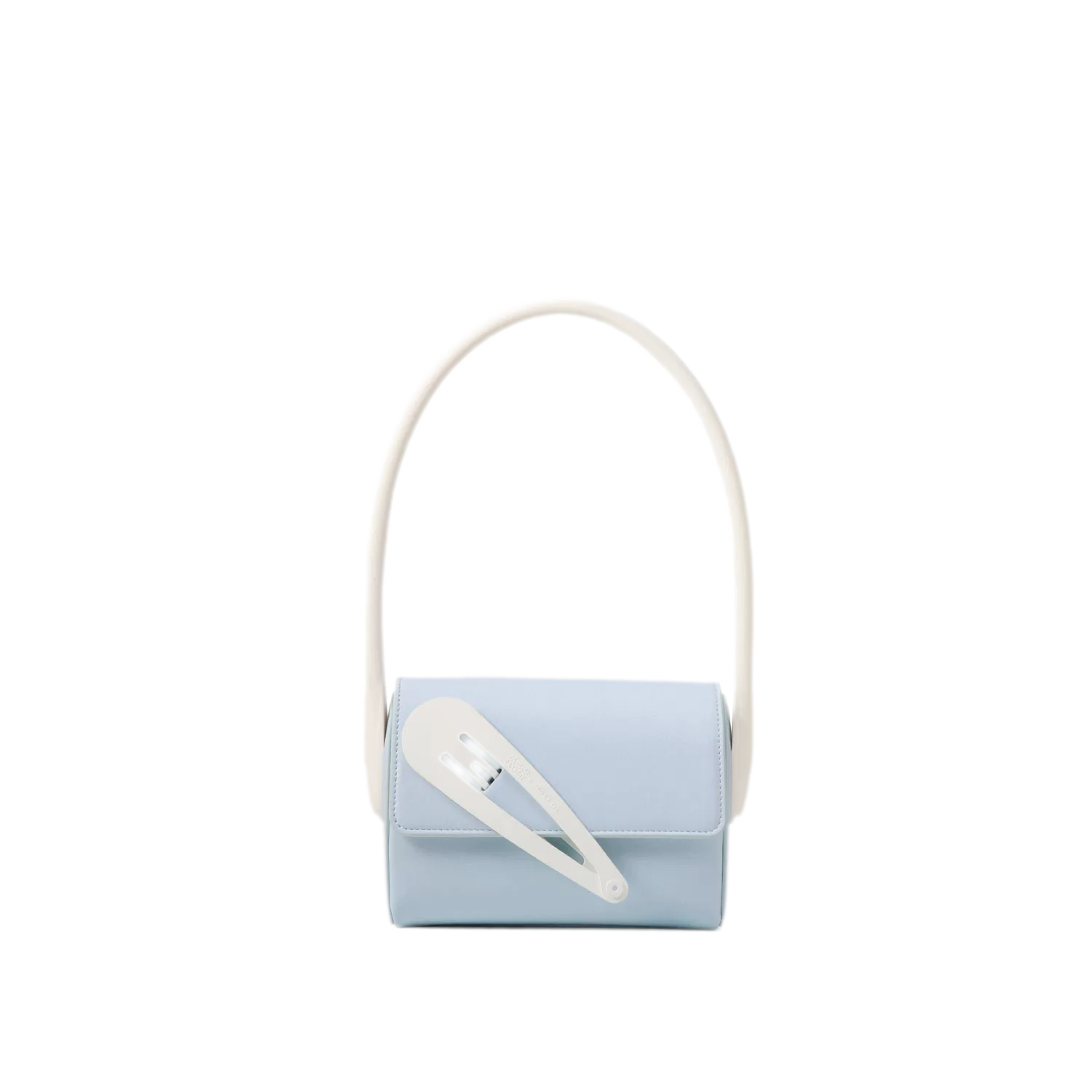 Oversized Hair Clip Shoulder Bag