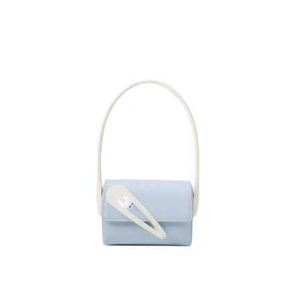 Oversized Hair Clip Shoulder Bag