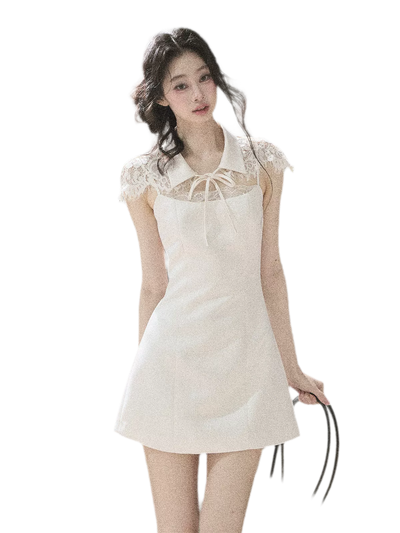 Cream White Dress / XS