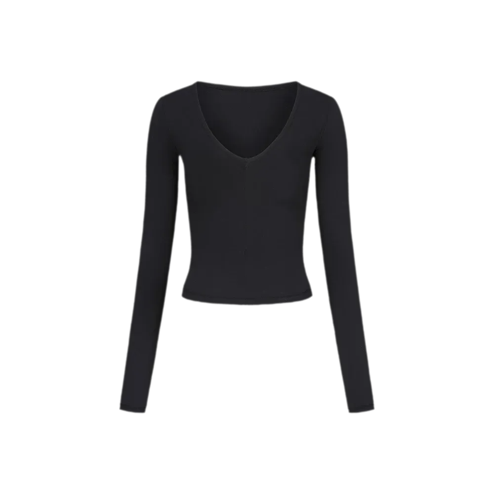 Deep V Slim Top